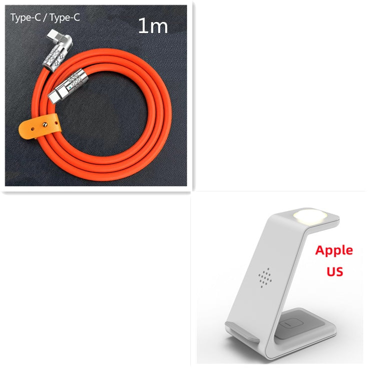 3-in-1 Wireless Charging Station – Fast Charge Dock for Phone, Watch & Earbuds