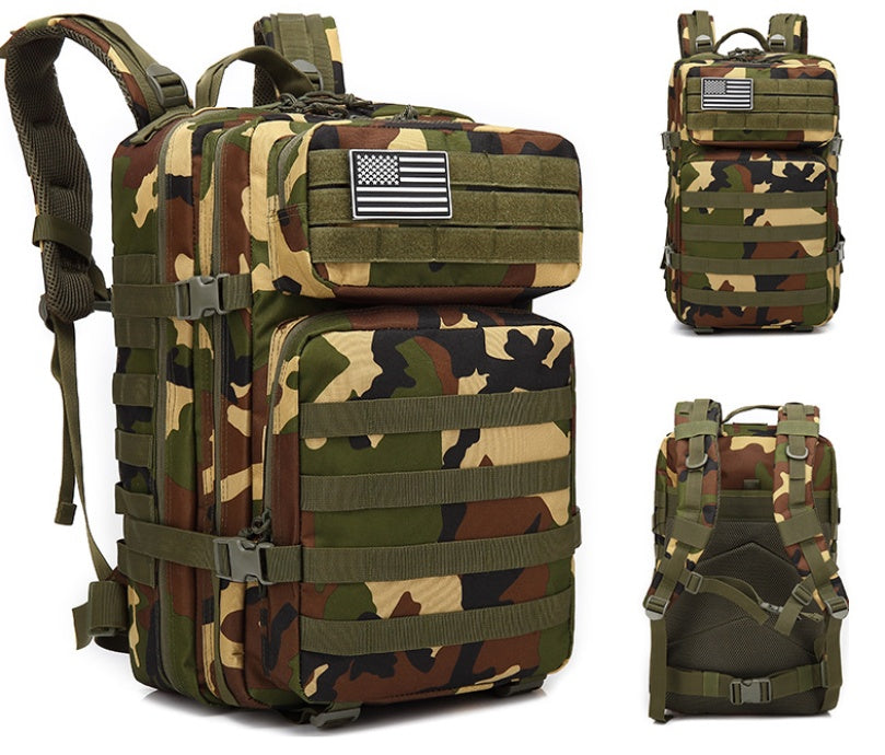 50L Tactical Outdoor Mountaineering Backpack – Military-Grade Travel & Survival Gear