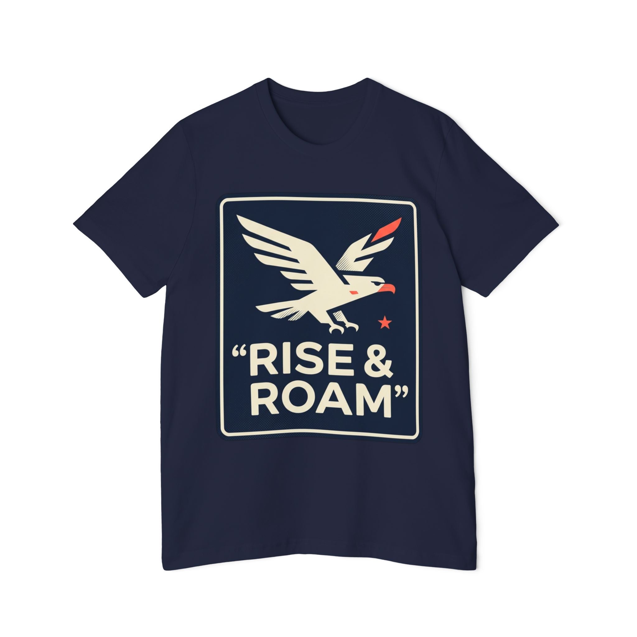 Rise & Roam Eagle T-Shirt — Vintage Americana Graphic Tee