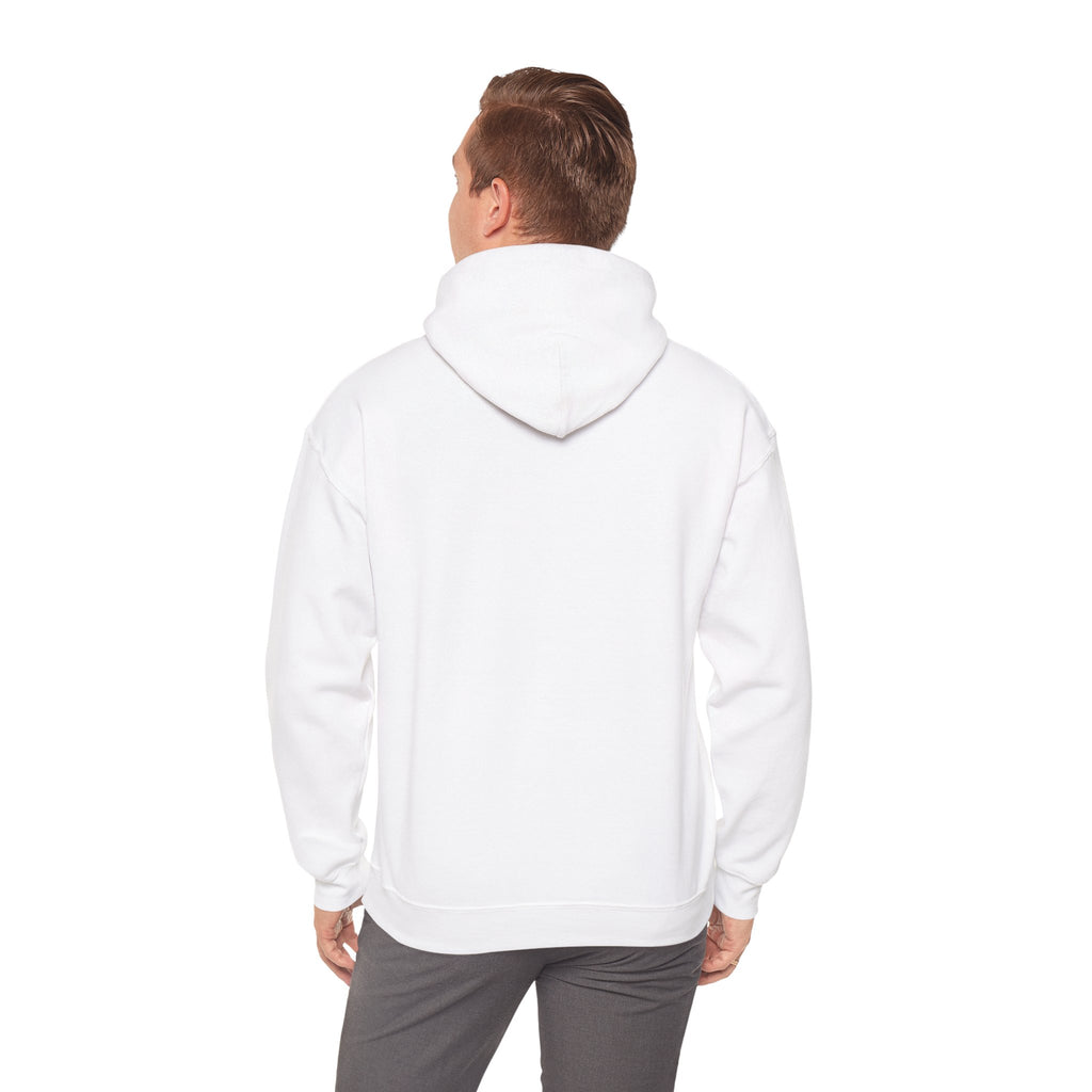 Streetwear hoodie back view with kangaroo pocket