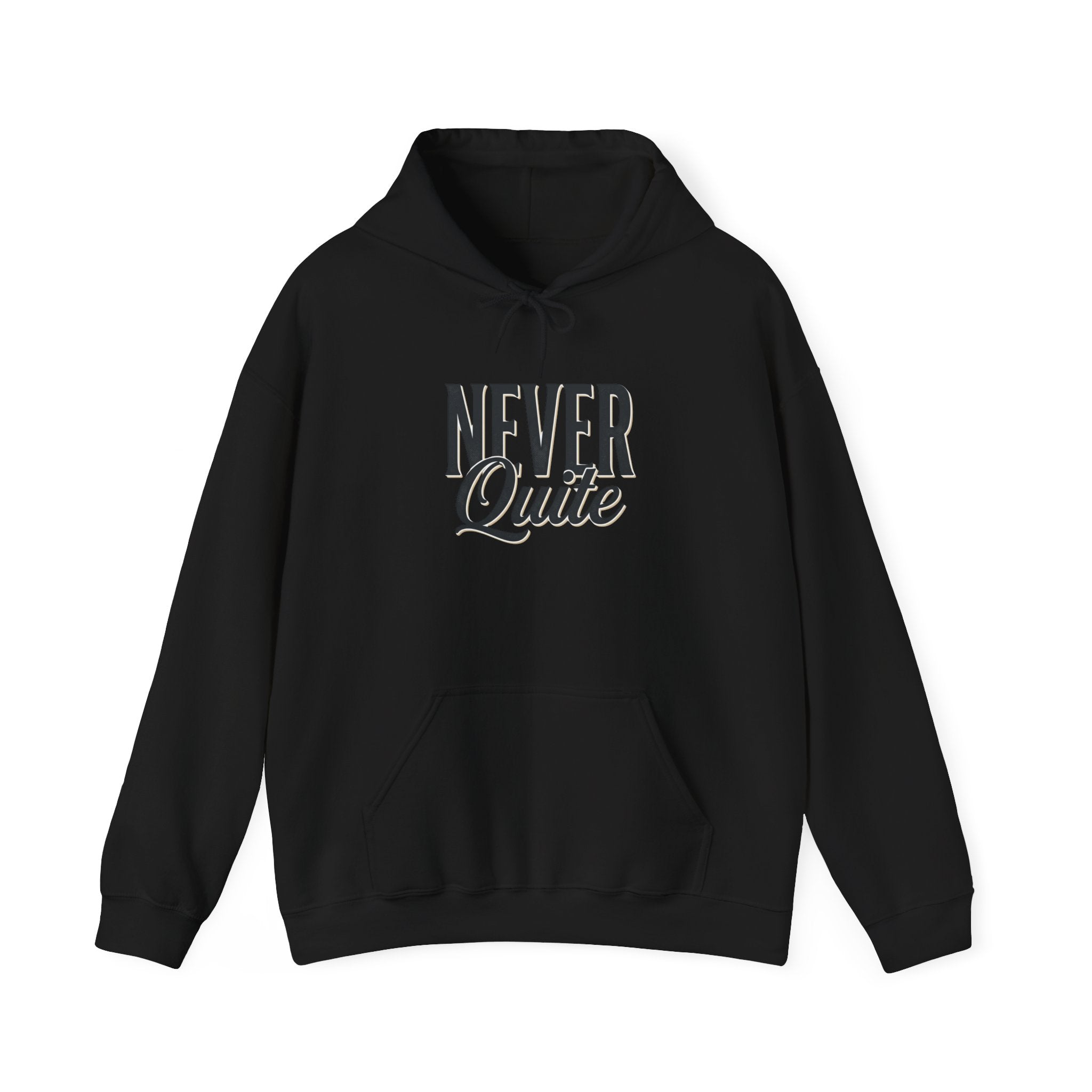 Never Quite Done hoodie worn casual outfit lifestyle photo