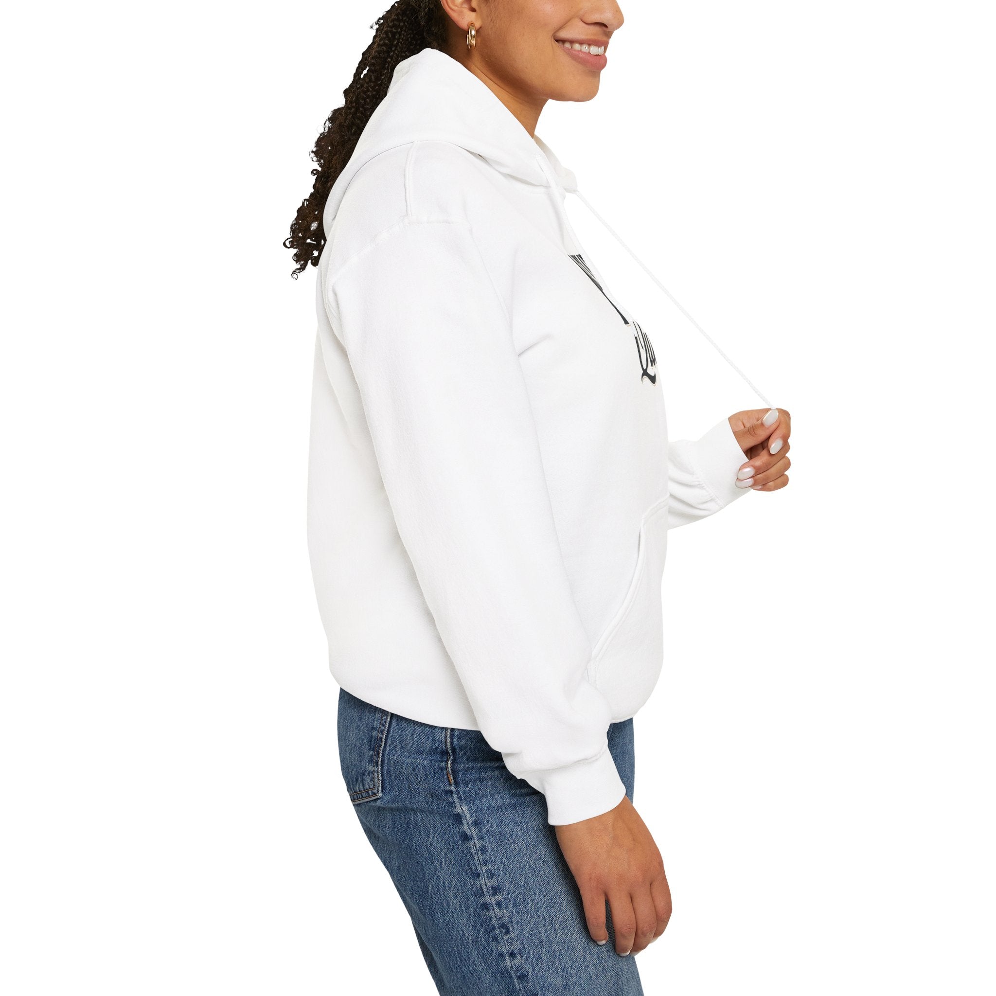 Comfy hoodie worn for everyday errands