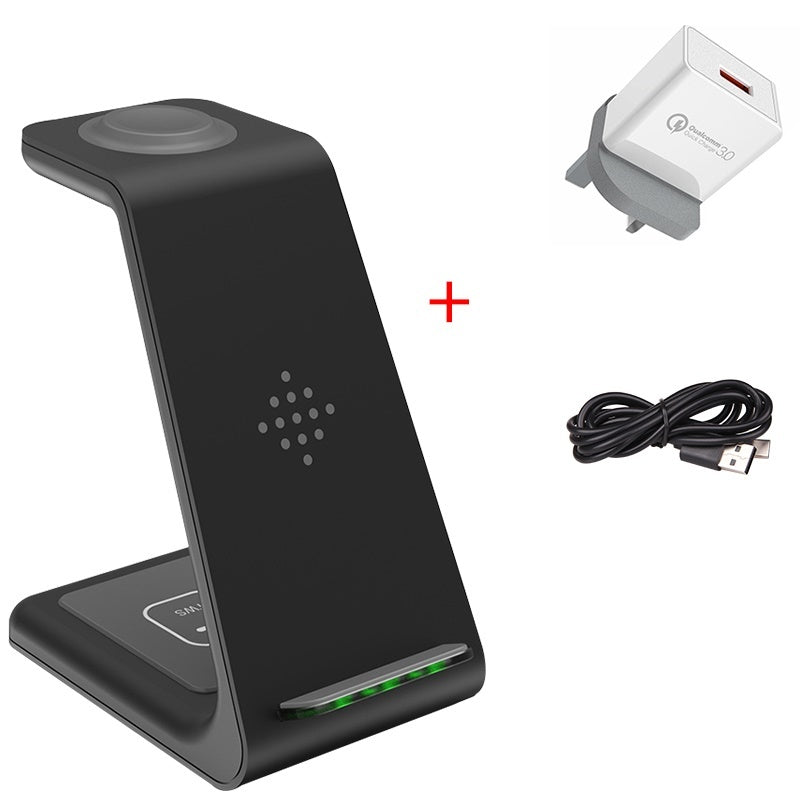 3-in-1 Wireless Charging Station – Fast Charge Dock for Phone, Watch & Earbuds