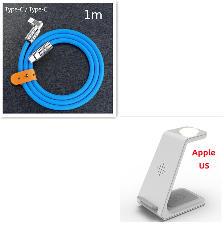 3-in-1 Wireless Charging Station – Fast Charge Dock for Phone, Watch & Earbuds