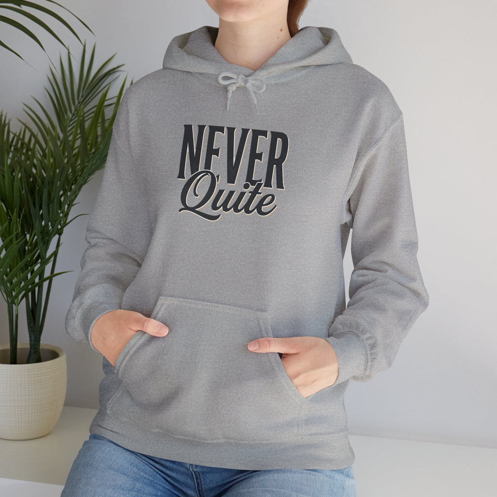 Never Quite Done hoodie available color swatches