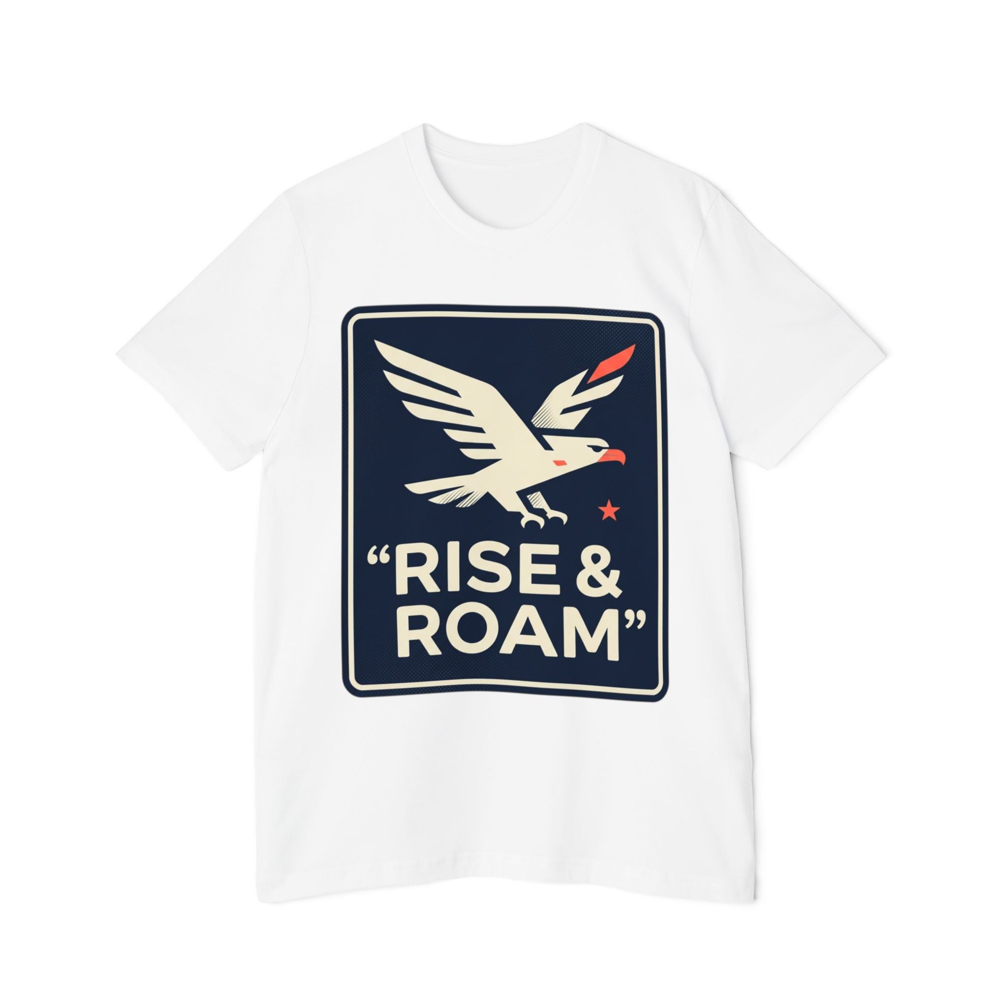 Rise & Roam Eagle T-Shirt — Vintage Americana Graphic Tee