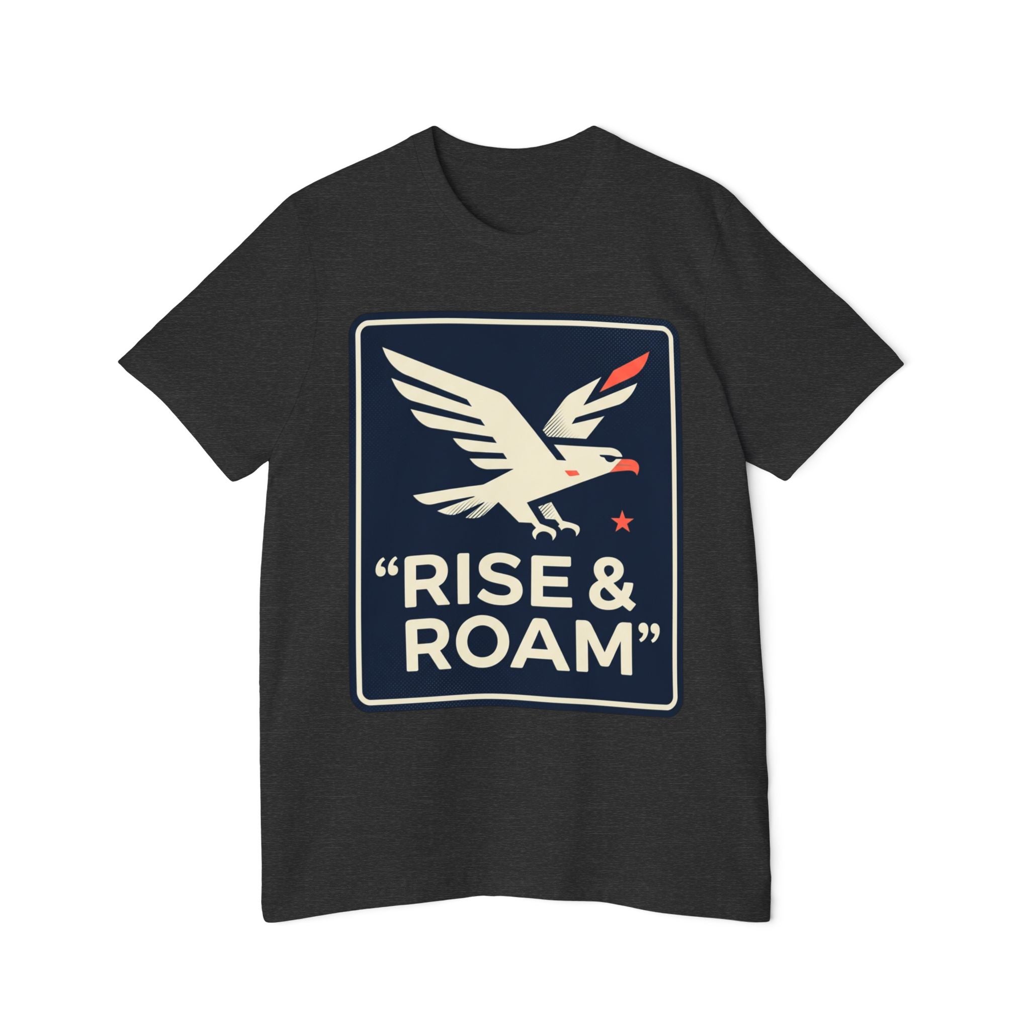 Rise & Roam Eagle T-Shirt — Vintage Americana Graphic Tee