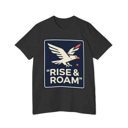 Rise & Roam Eagle T-Shirt — Vintage Americana Graphic Tee