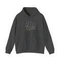 Soft fleece pullover hoodie with motivational quote for women