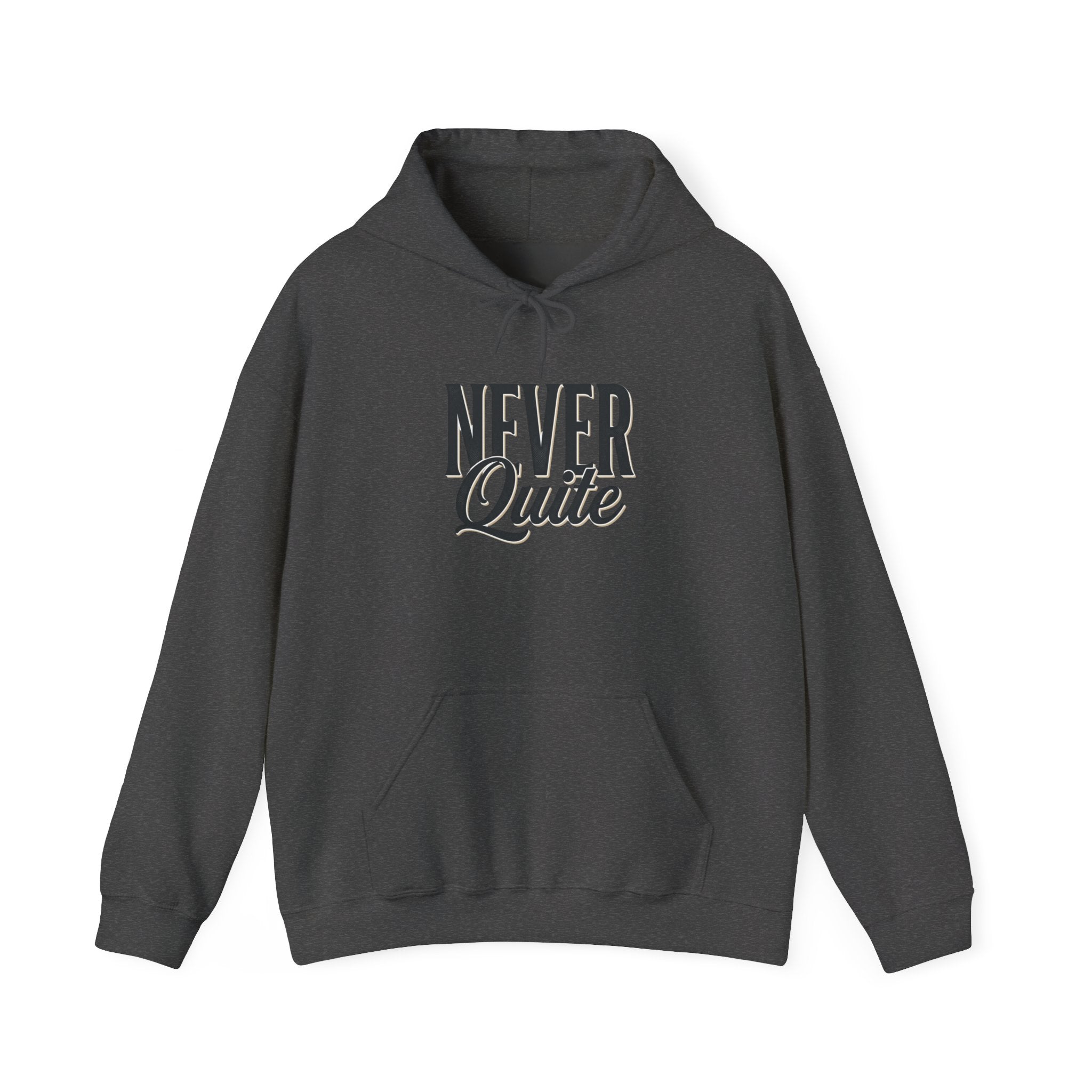 Soft fleece pullover hoodie with motivational quote for women