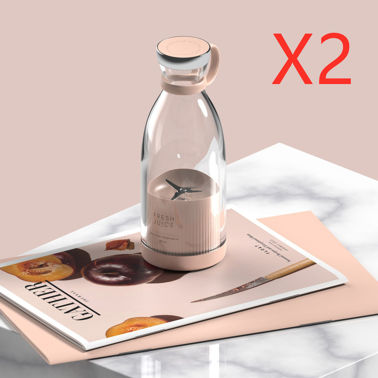 350ML Portable USB Rechargeable Juicer – Blend Anywhere, Anytime