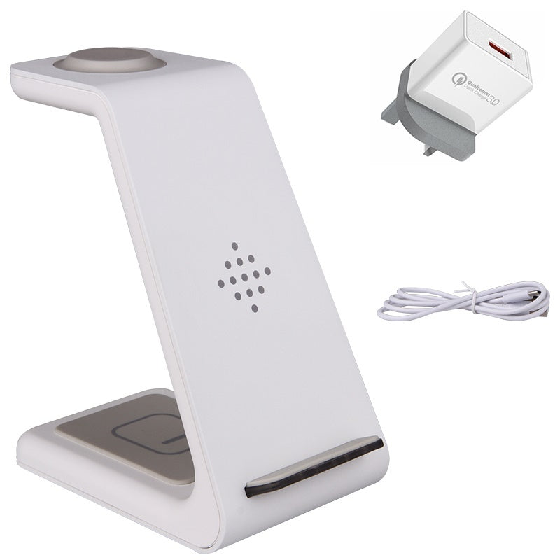 3-in-1 Wireless Charging Station – Fast Charge Dock for Phone, Watch & Earbuds