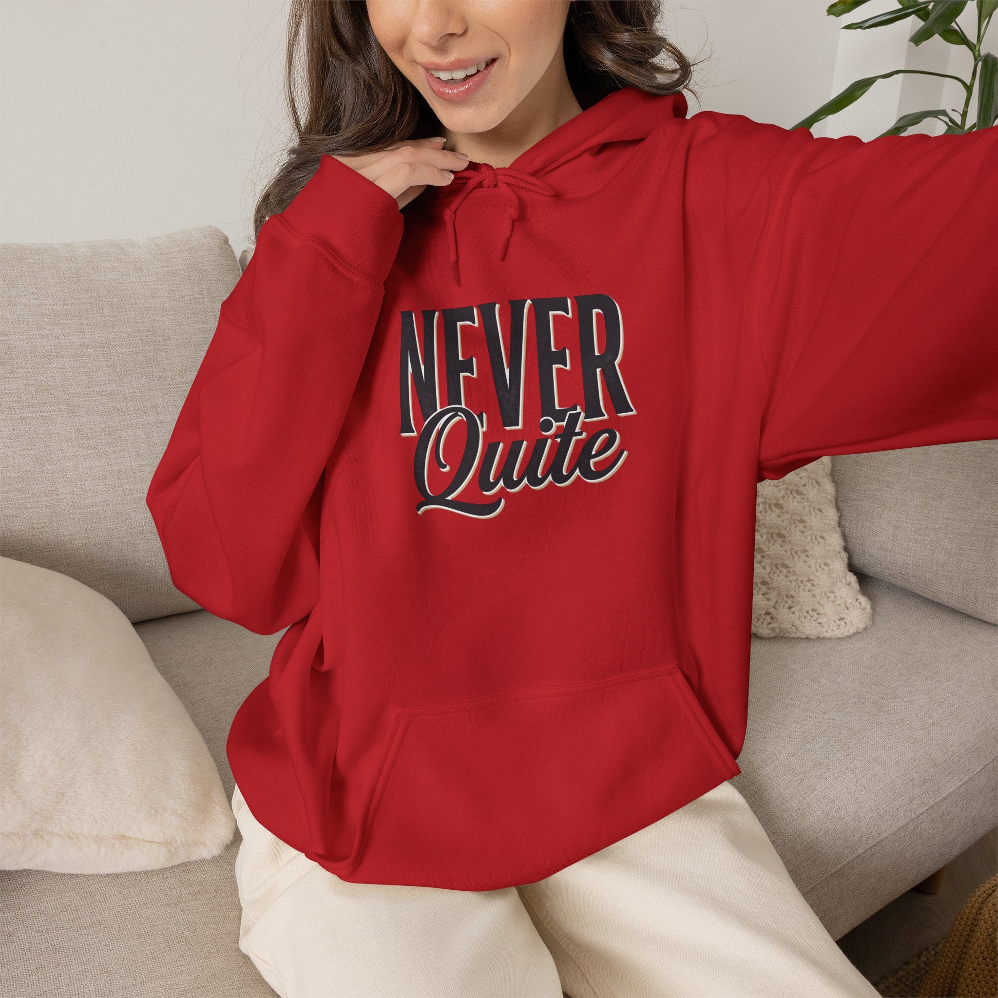 Minimalist quote sweatshirt for busy moms