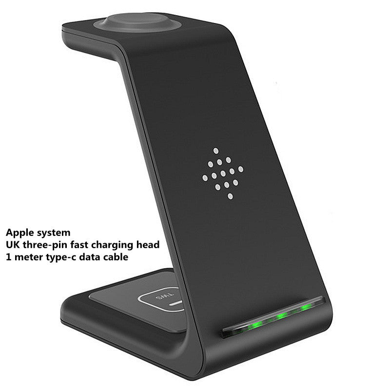 3-in-1 Wireless Charging Station – Fast Charge Dock for Phone, Watch & Earbuds