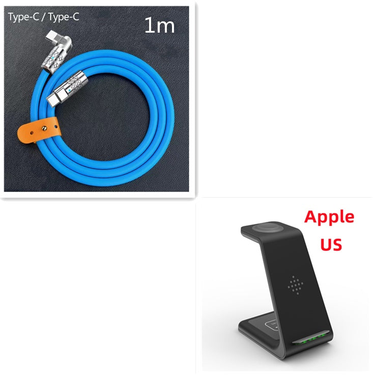 3-in-1 Wireless Charging Station – Fast Charge Dock for Phone, Watch & Earbuds