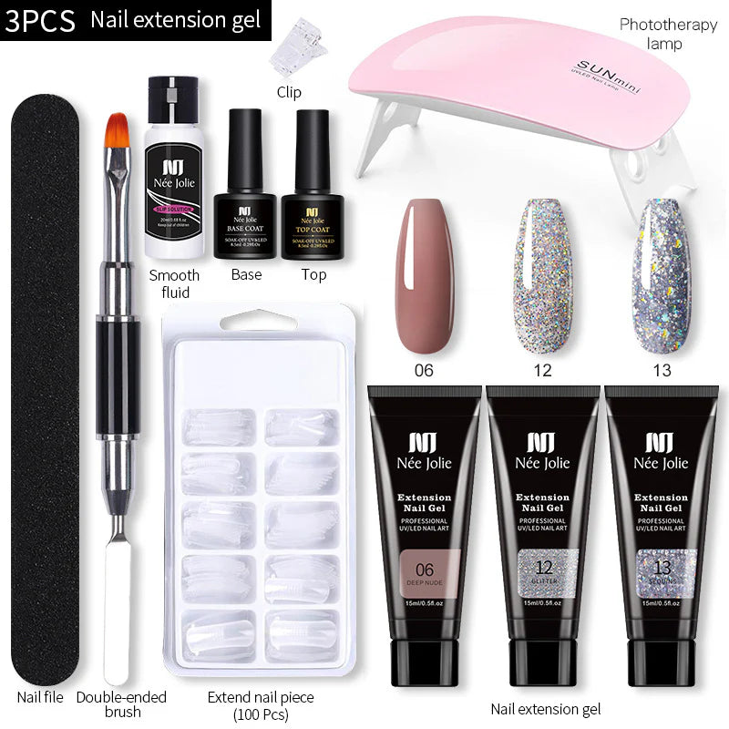 15Ml Nail Extension Adhesive Kit UV Gel