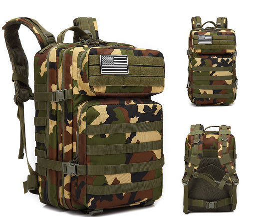 50L Tactical Outdoor Mountaineering Backpack – Military-Grade Travel & Survival Gear